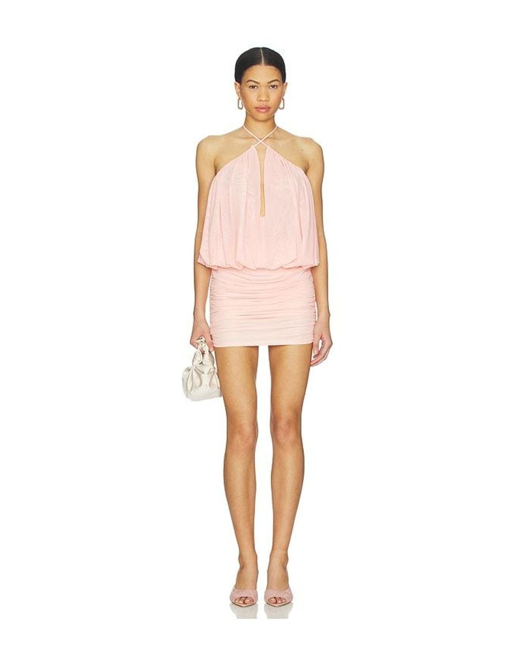 MAJORELLE Pink Luna Mini Dress