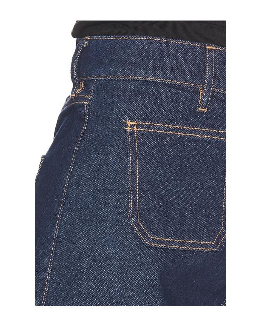 Veronica Beard Blue Elijah Short With Patch Pockets
