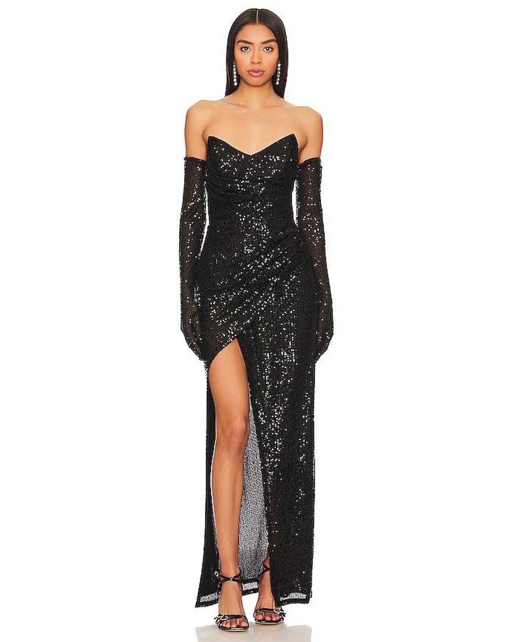 Nbd Adonis Maxi Dress in Black | Lyst