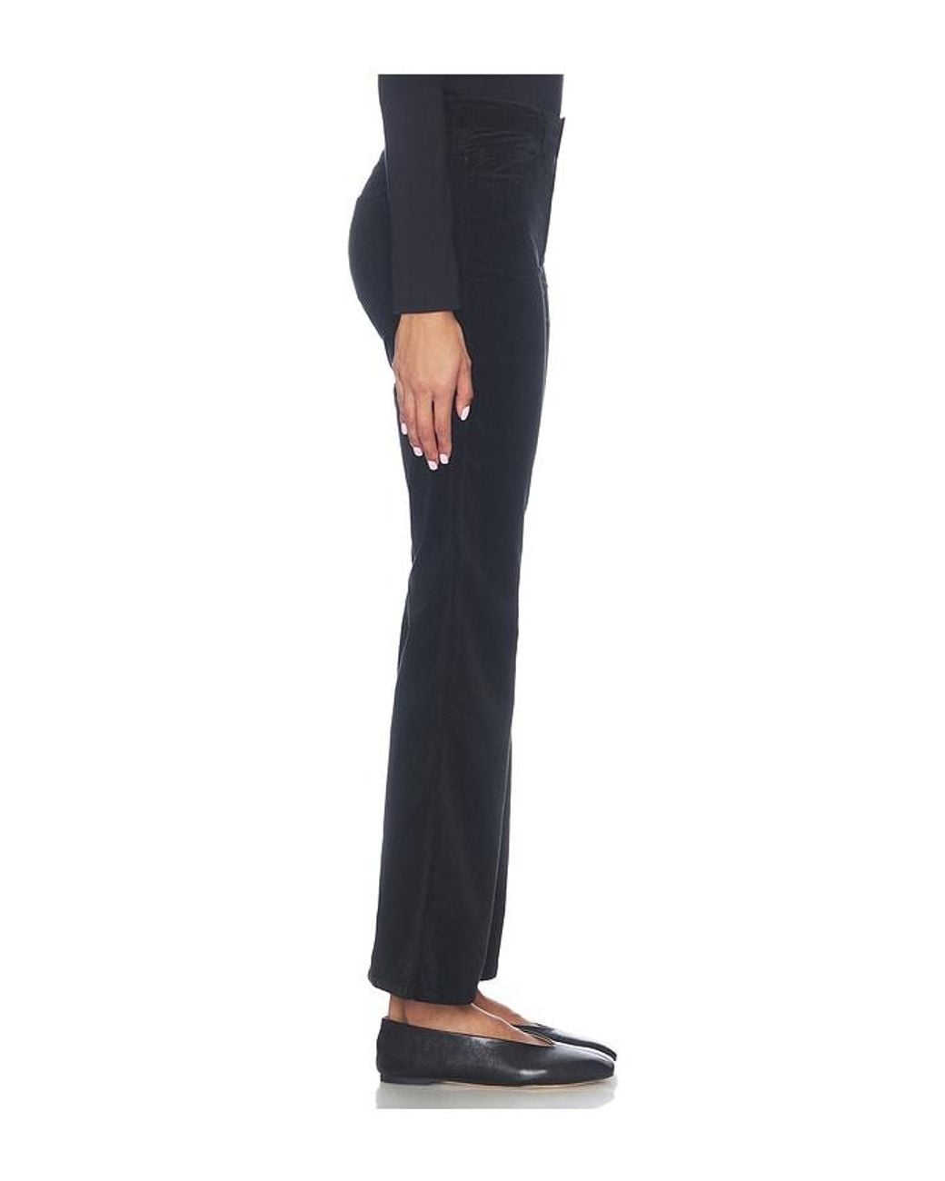 PAIGE Blue Sofia Flare Corduroy Pant