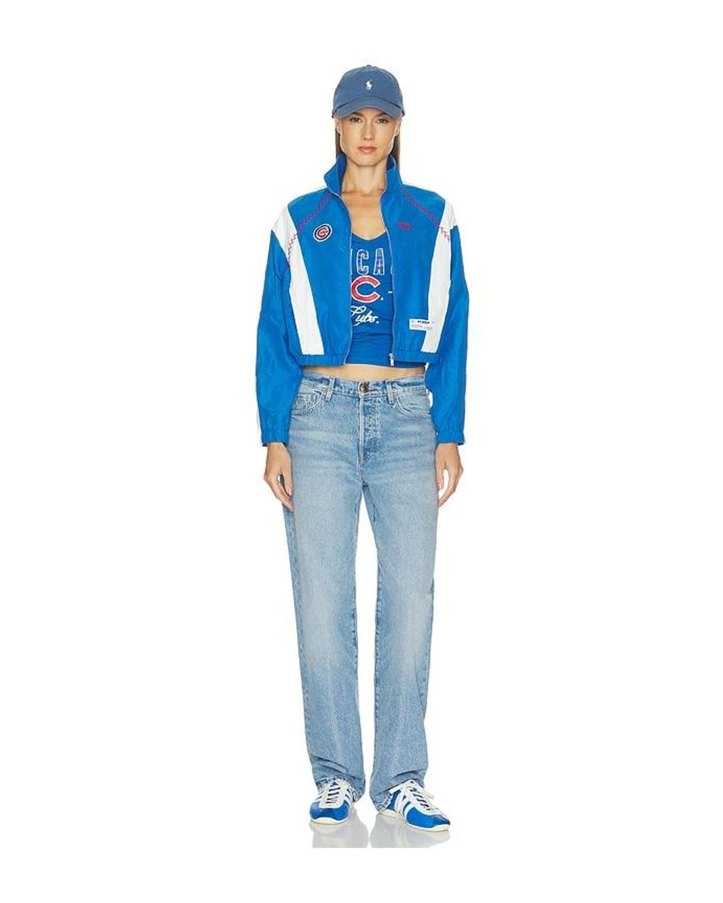 OFF SEASON Blue Lightweight Track Jacket