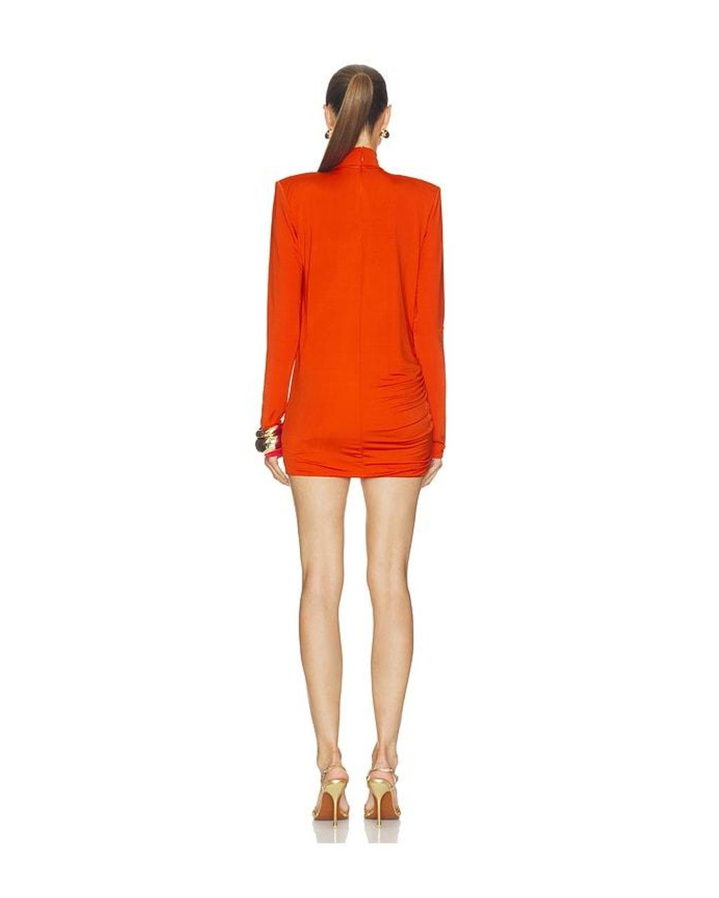Camila Coelho Orange Nievia Mini Dress