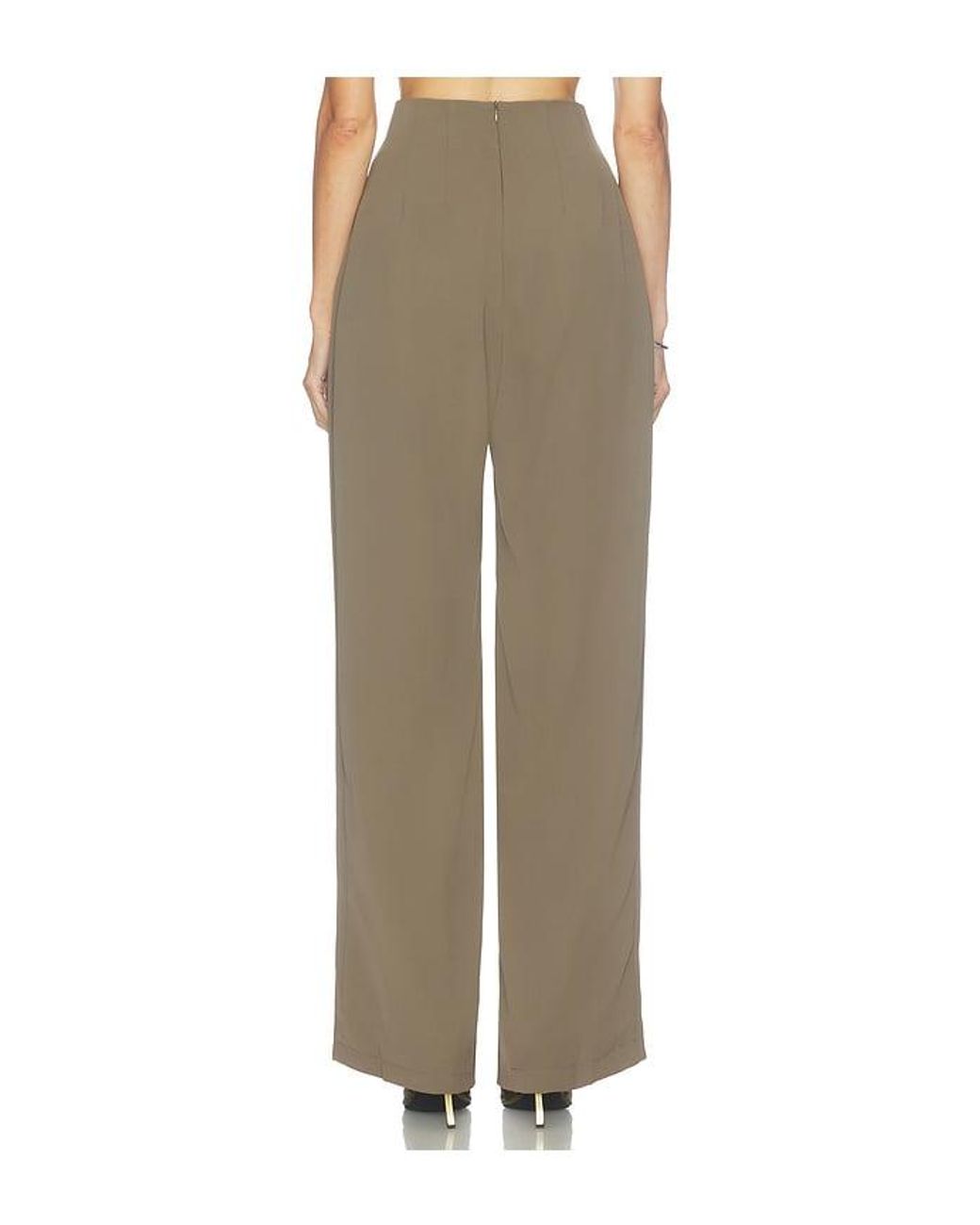 Odd Muse Natural Wide Leg Trousers