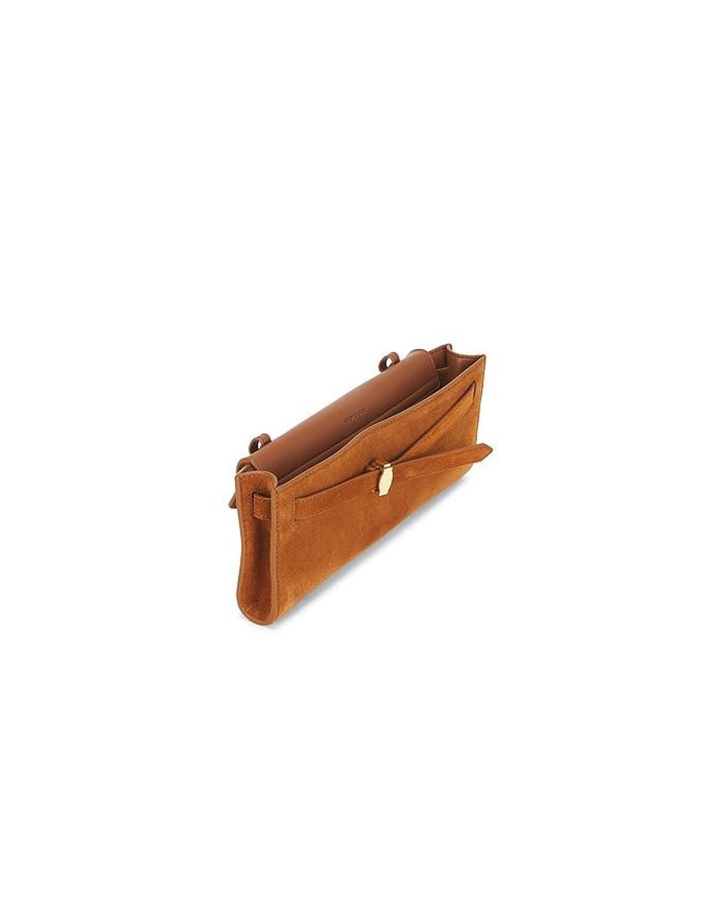 Veronica Beard Brown Suede Dash Clutch