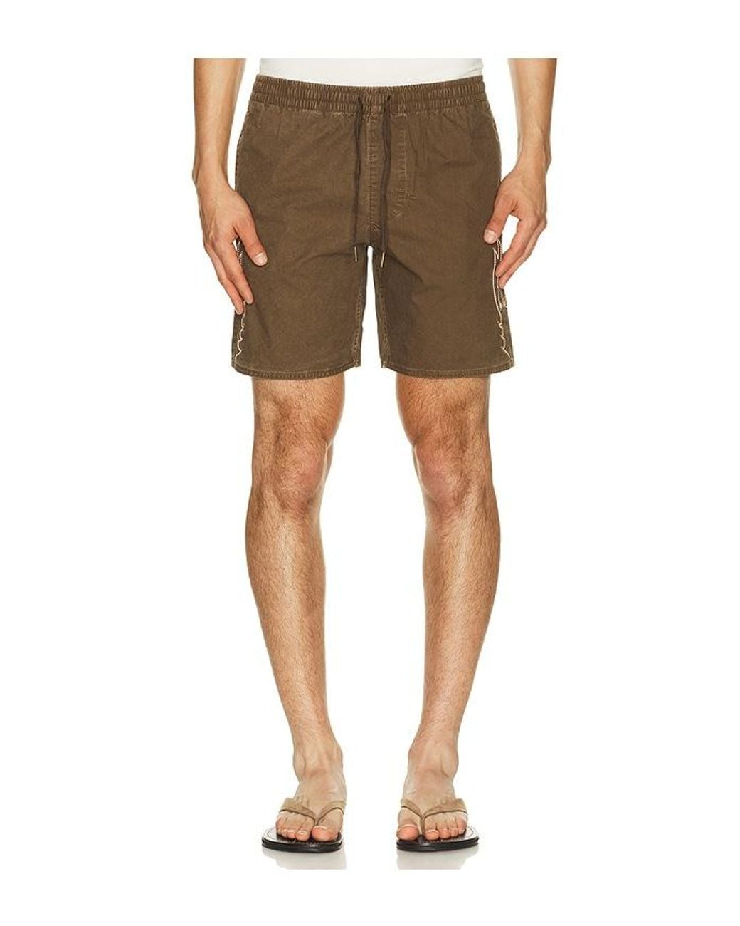 Rhythm Brown High Plains Jam Short for men