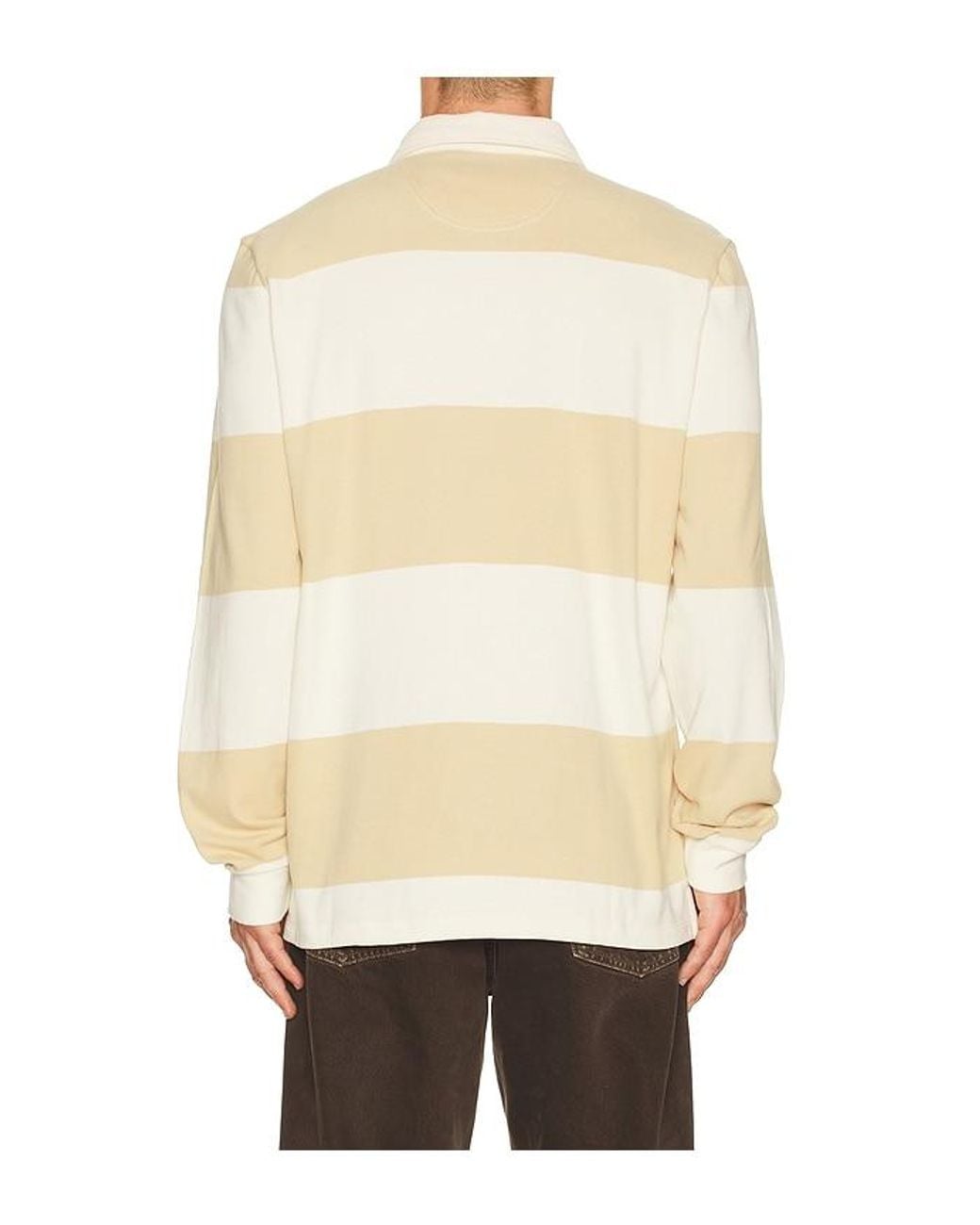 Marine Layer Natural Sueded Rugby Polo for men