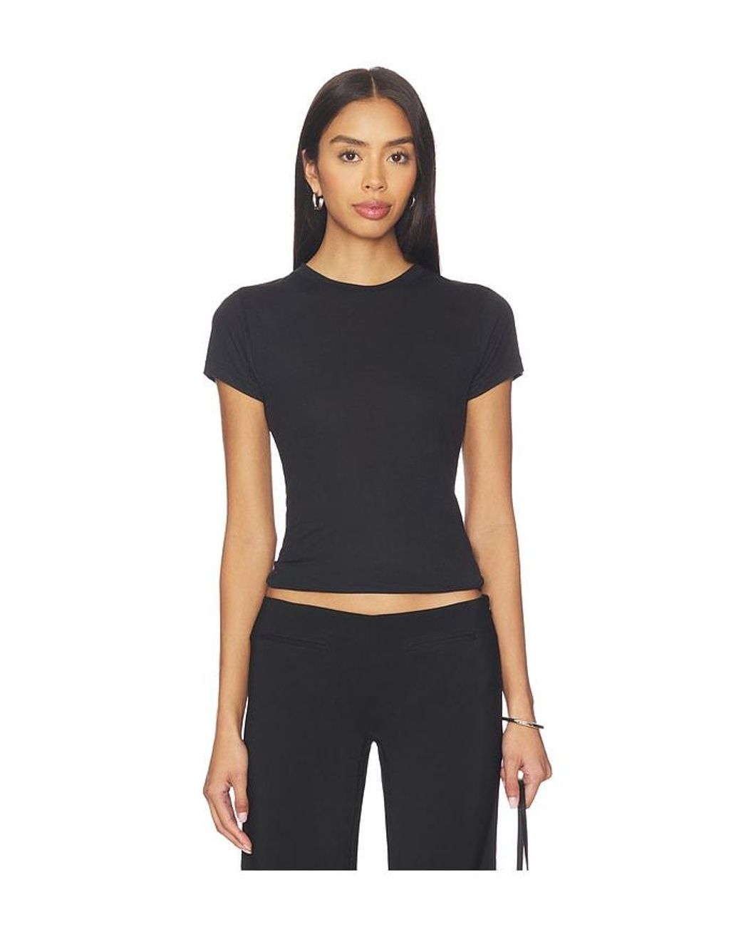AYA MUSE Black Baby Tee