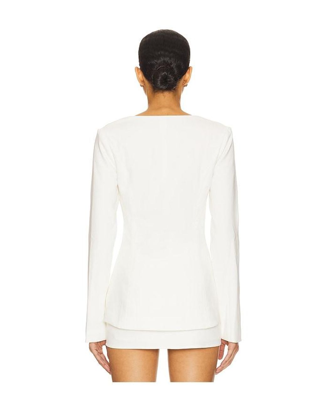 ALL THE WAYS White Arielle Blazer