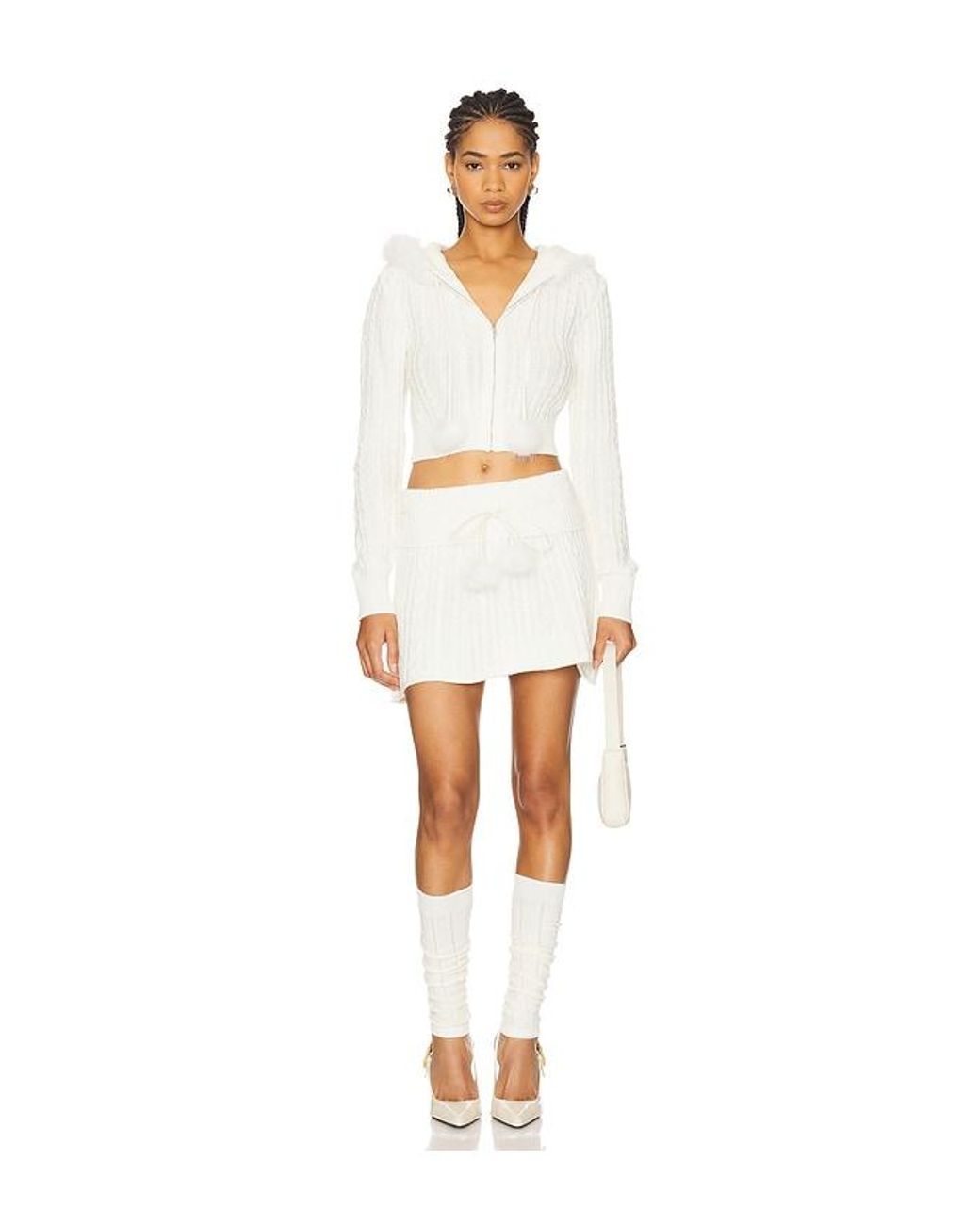 MAJORELLE White Tamar Skirt