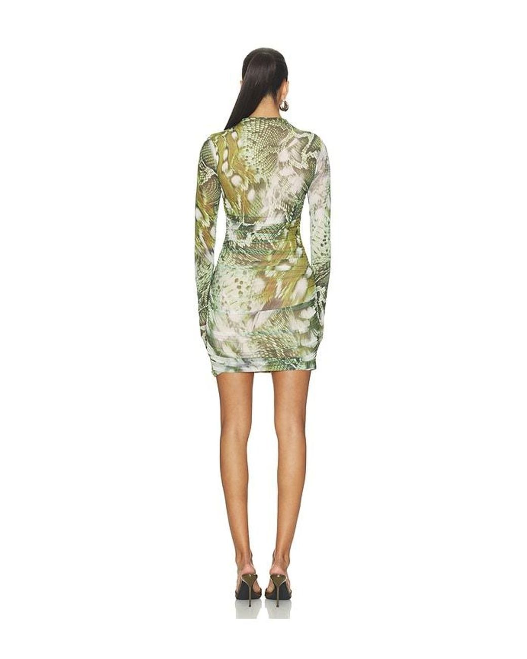AFRM Green Darcie Dress
