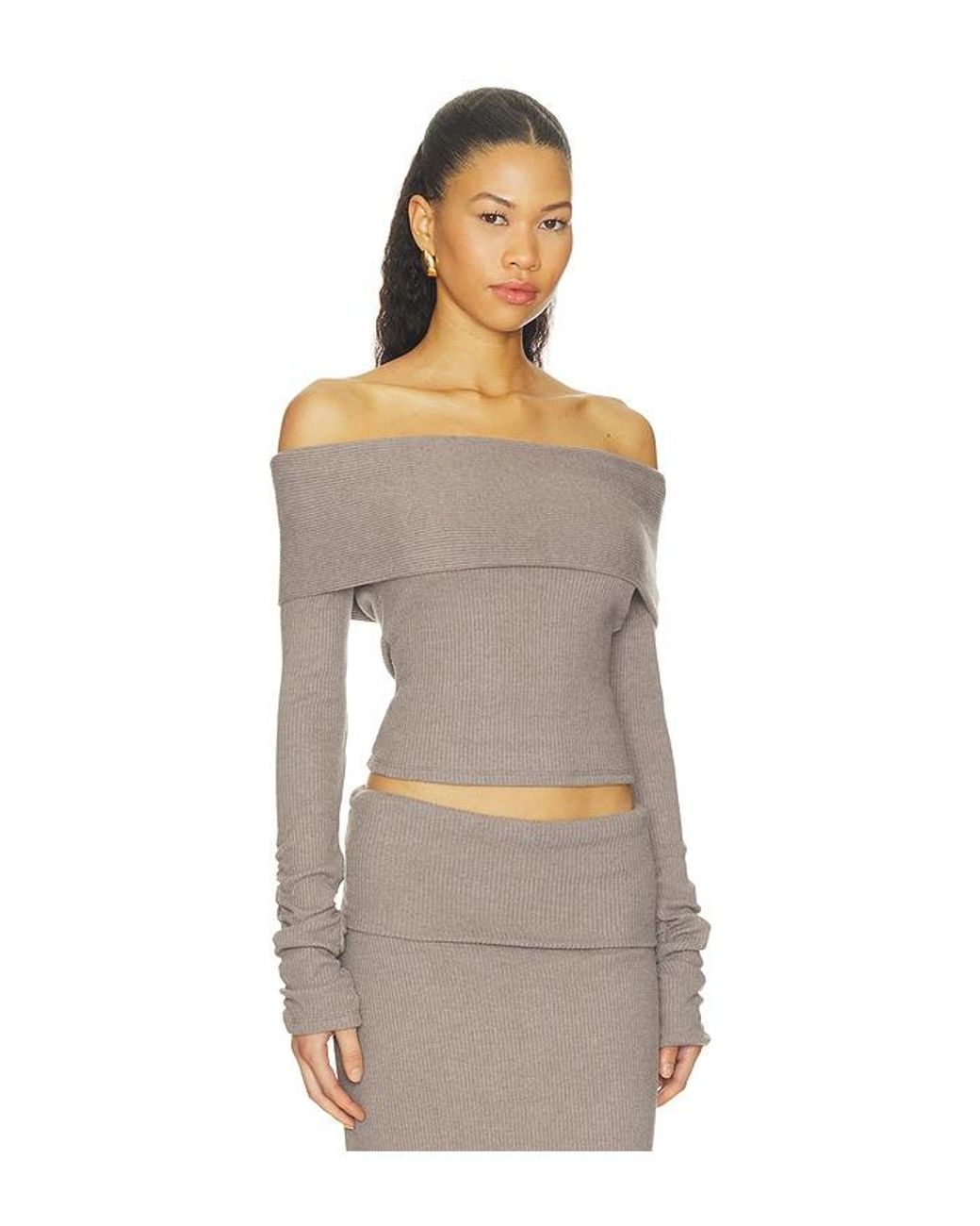 Feners Gray Caricia Top
