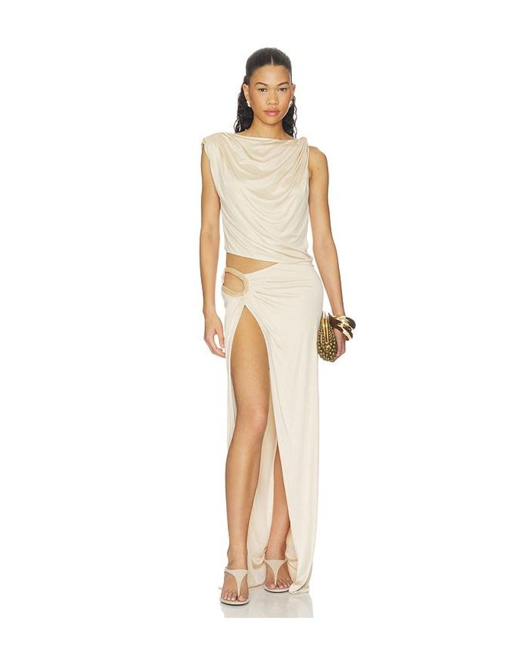 MAY MASHIAH White Sienna Skirt