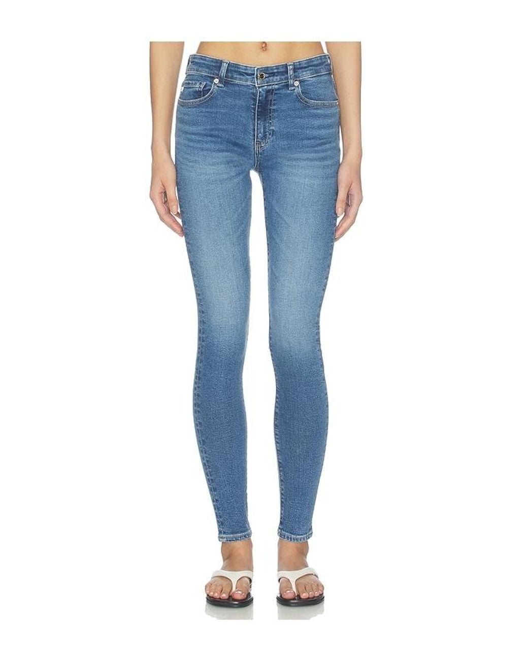 AG Jeans Blue Farrah Skinny Jeans