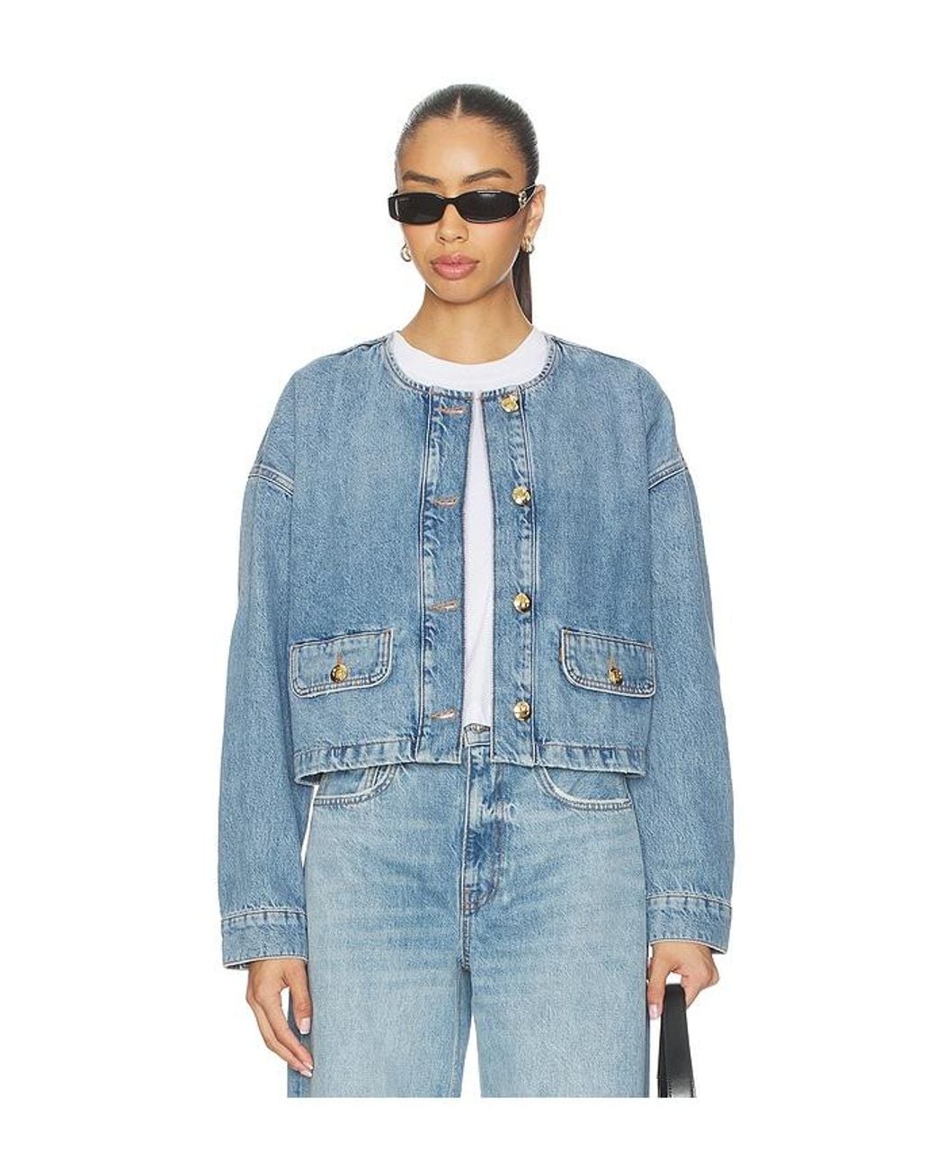 Anine Bing Blue Blanche Jacket