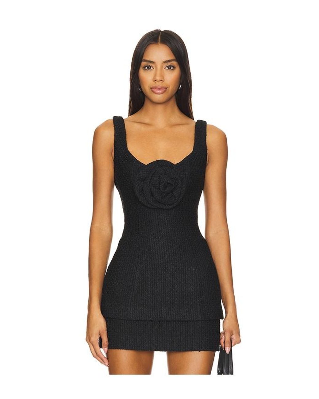 MAJORELLE Black Danna Top