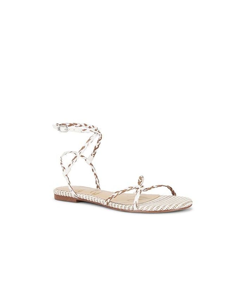 Sam Edelman White Ellina Braid Sandal