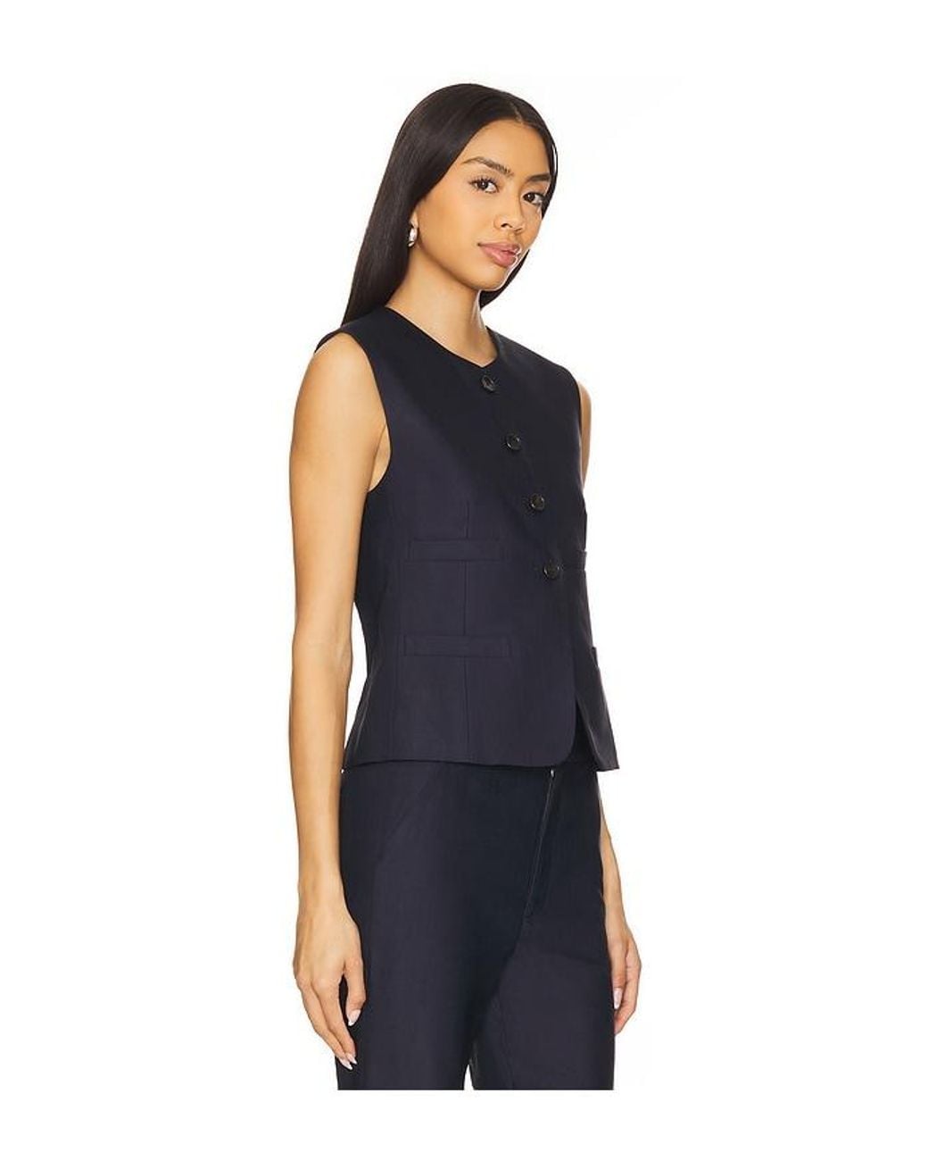 A.L.C. Blue Georgie Vest