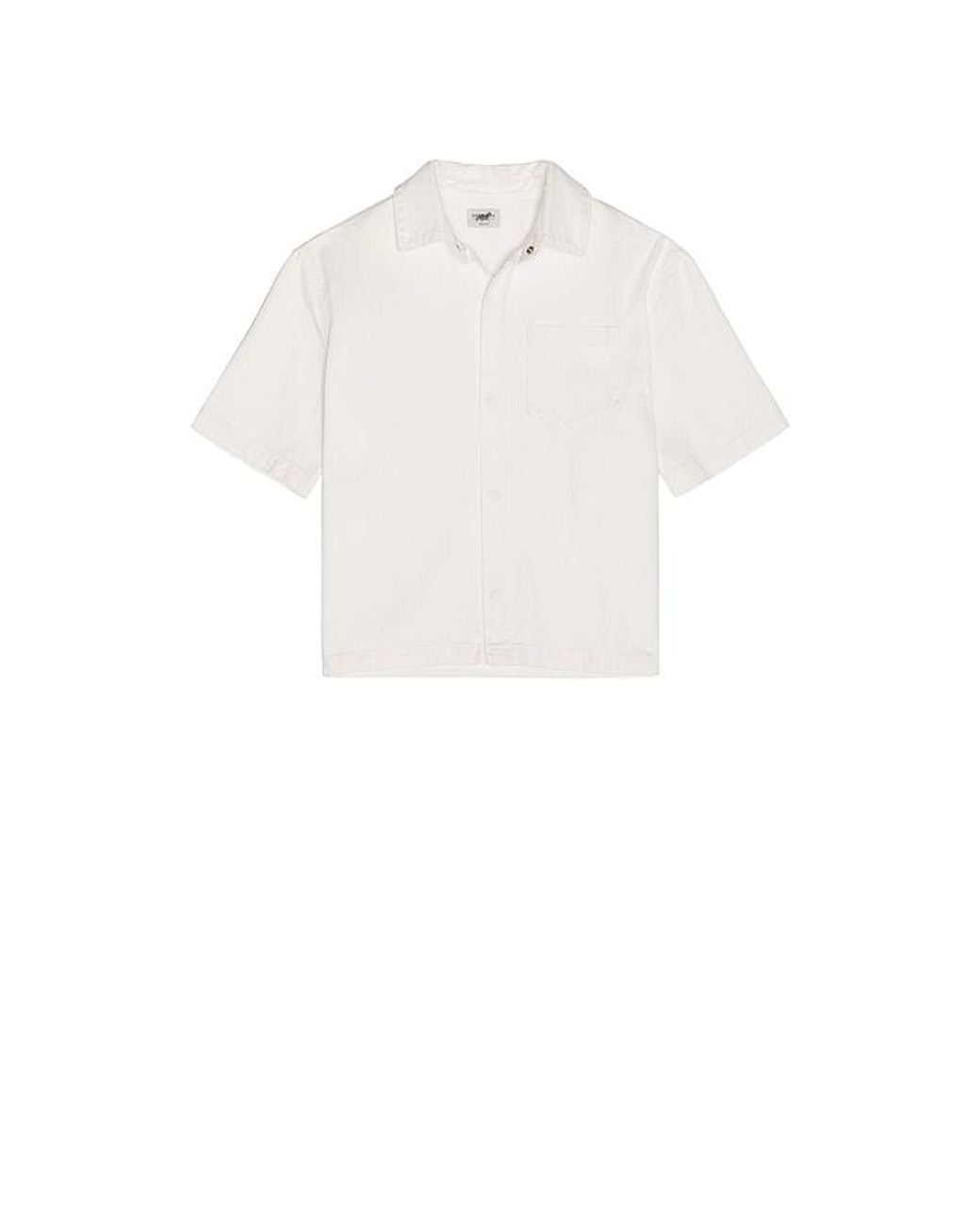 Siegelman Stable White Short Sleeve Button Down for men
