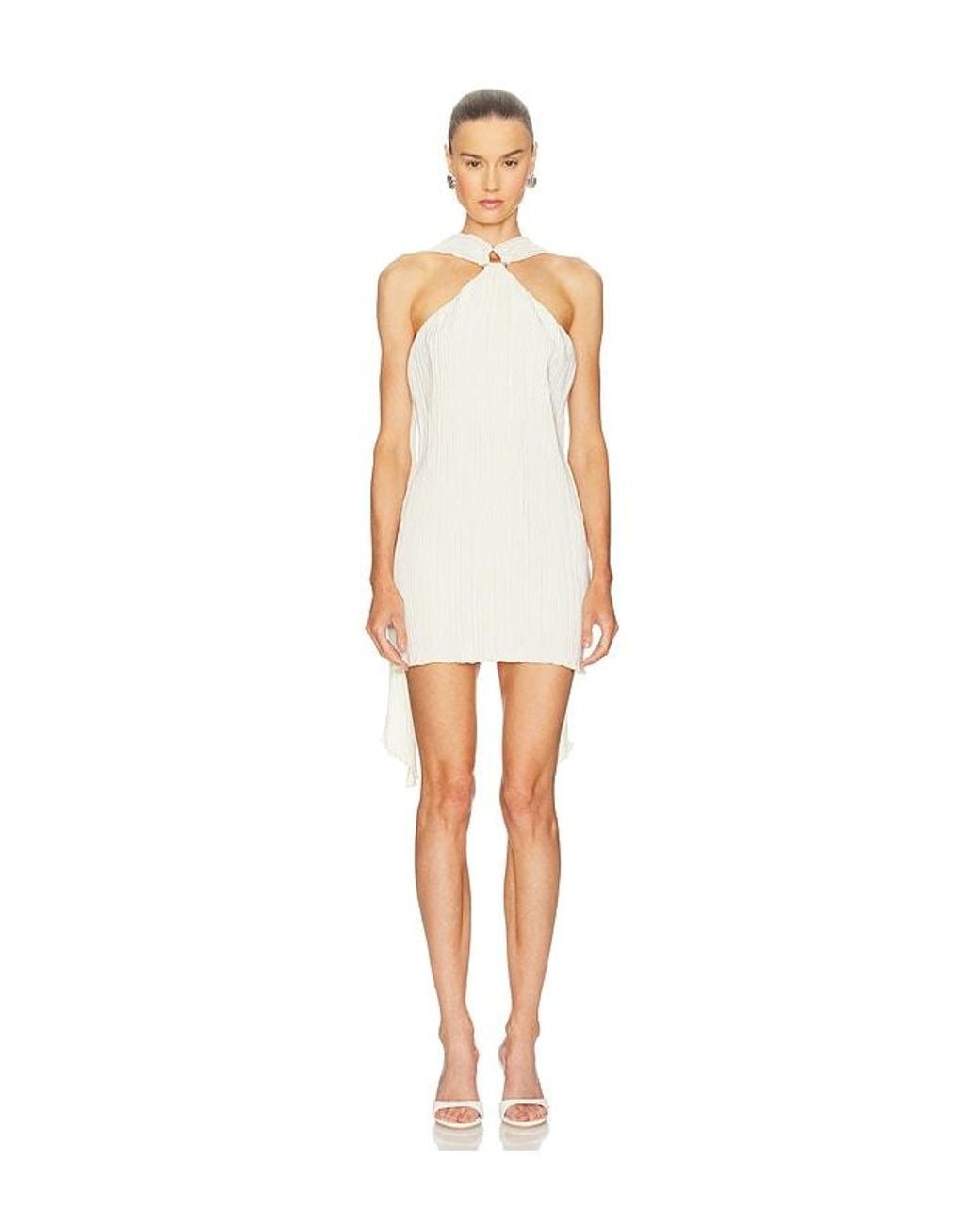 House of Harlow 1960 White X Revolve Em Mini Dress