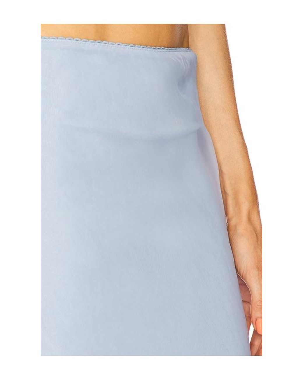 Line & Dot Blue X Revolve Denman Midi Skirt