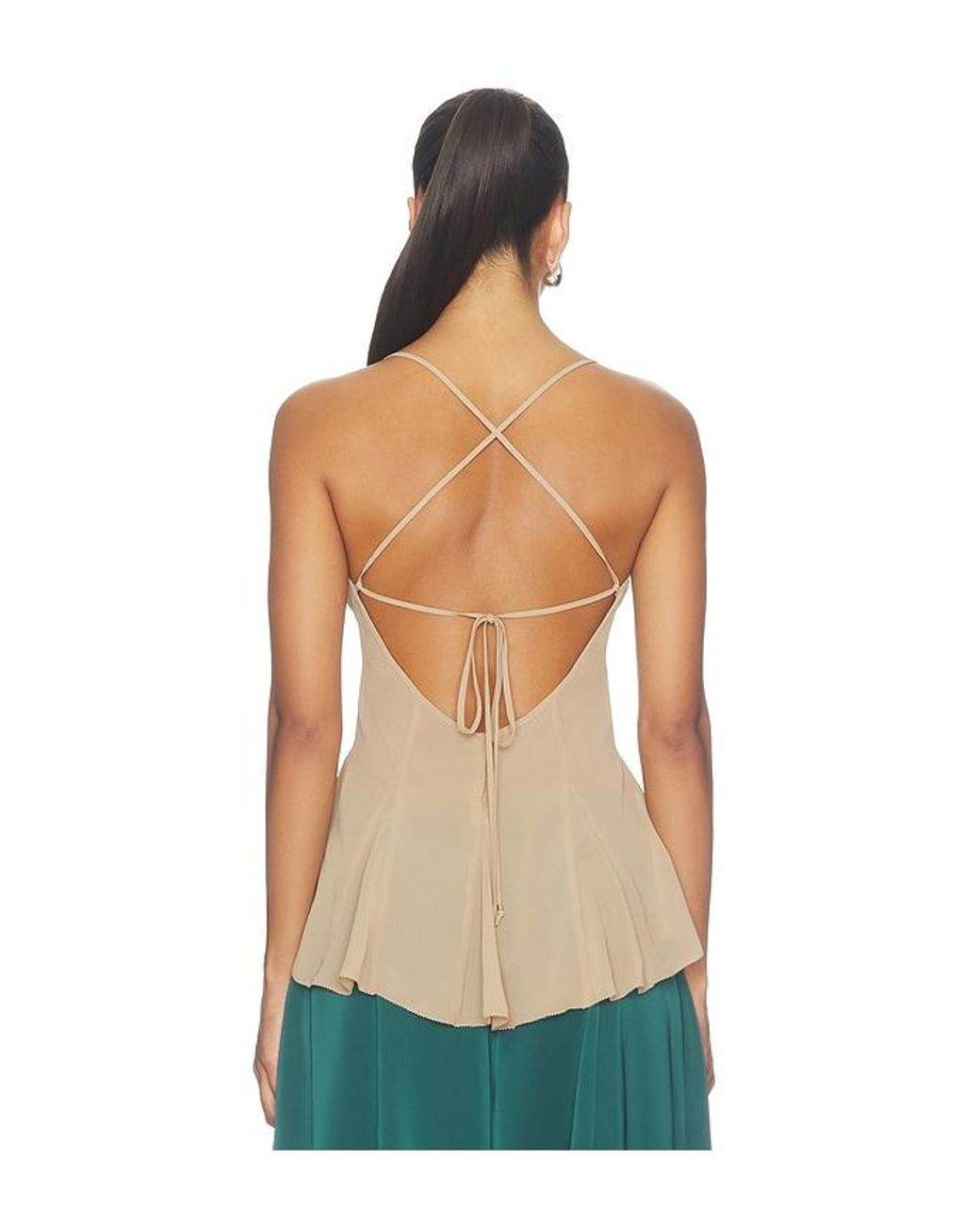 Camila Coelho Gray Odete Top