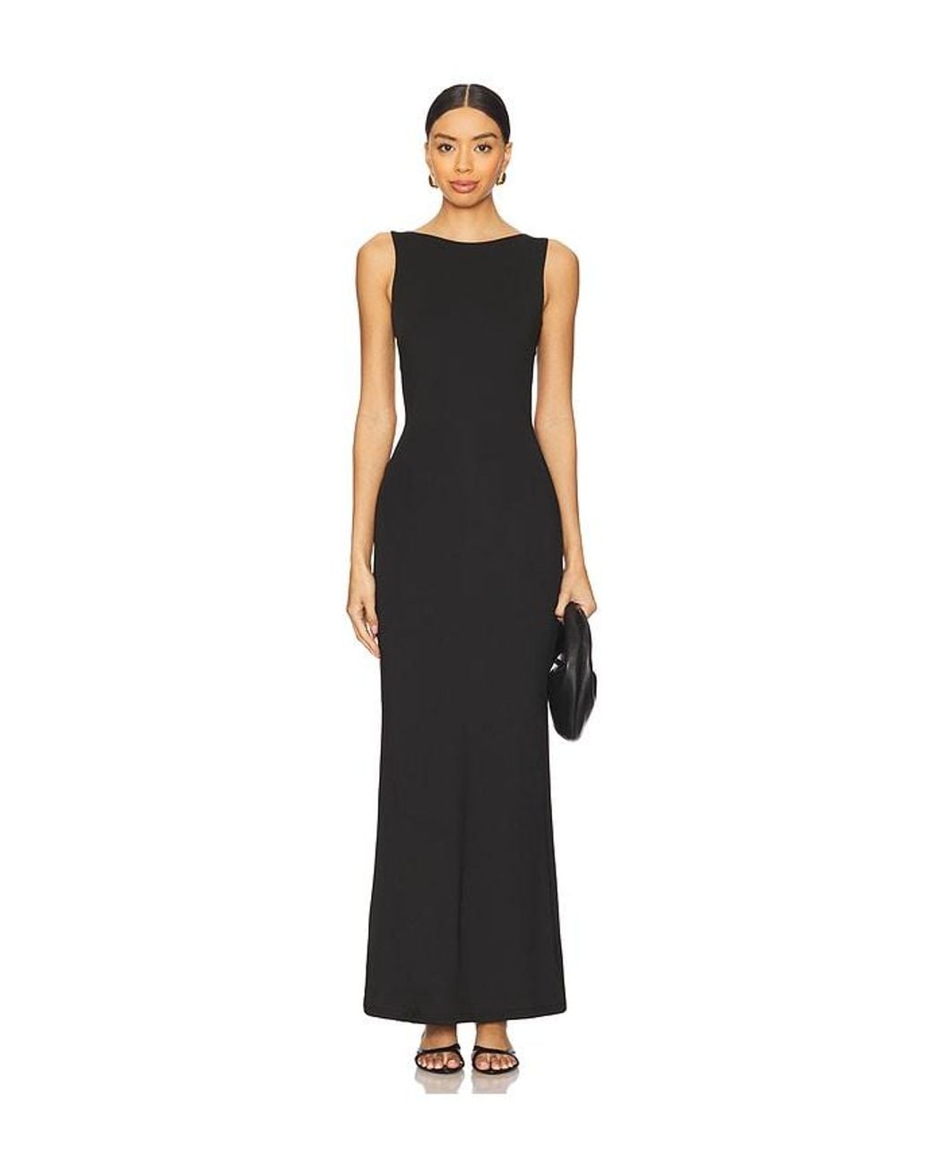 superdown Black Astra Maxi Dress