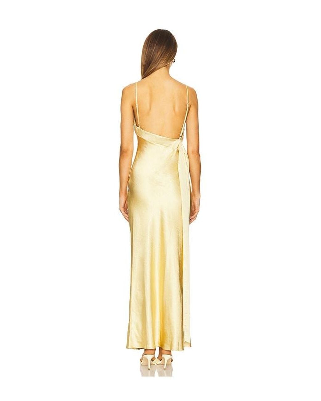 SNDY'S Metallic Spain Maxi Dress