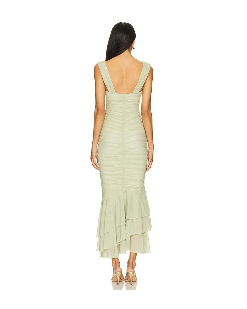 Michael Costello White X Revolve Hilary Gown