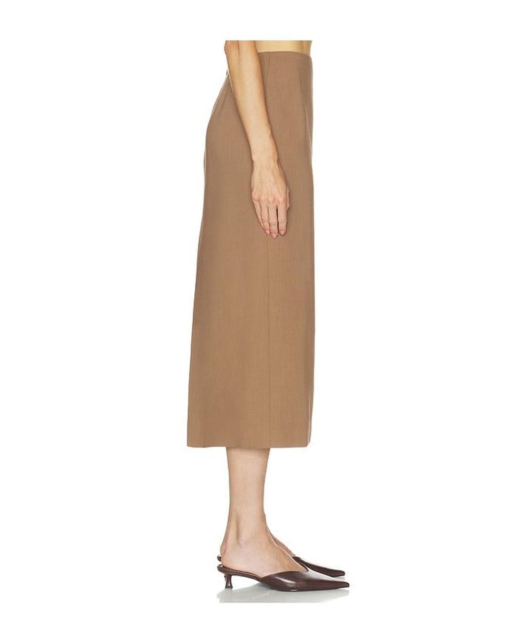 Helsa Multicolor Wool Blend Pencil Skirt