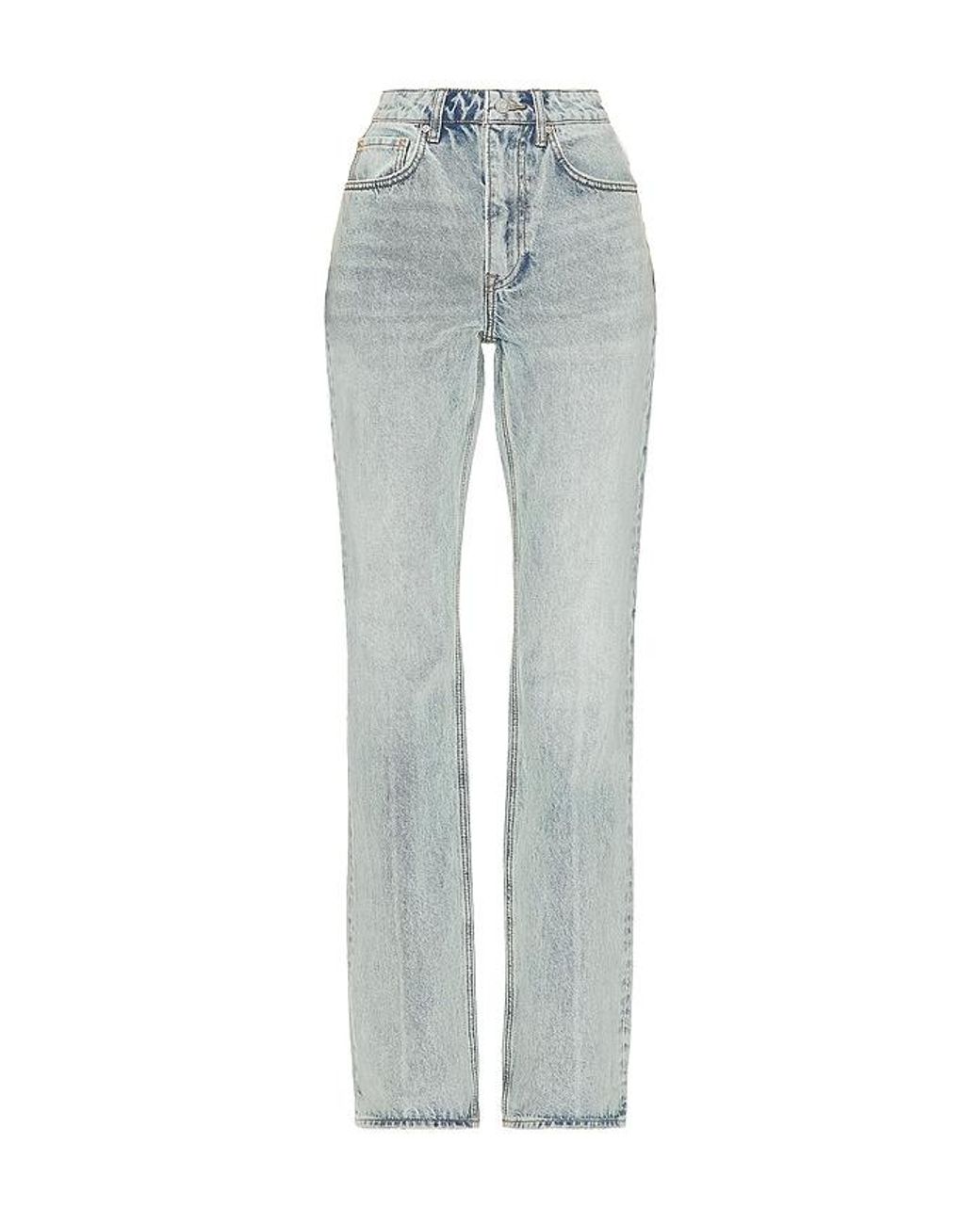 GRLFRND Blue Melanie High Rise Boot Cut Jeans