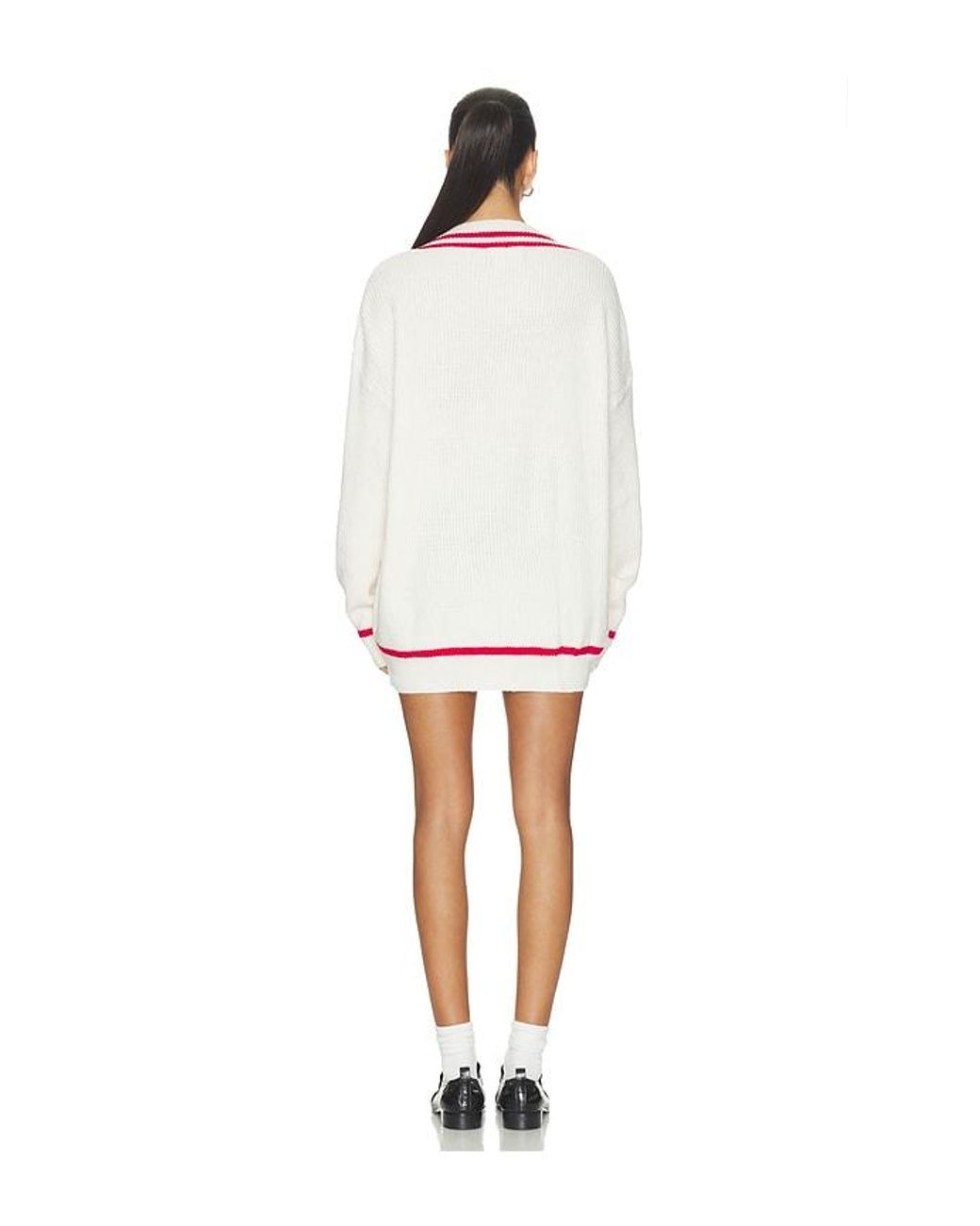 ALL THE WAYS White Varley Varsity Sweater