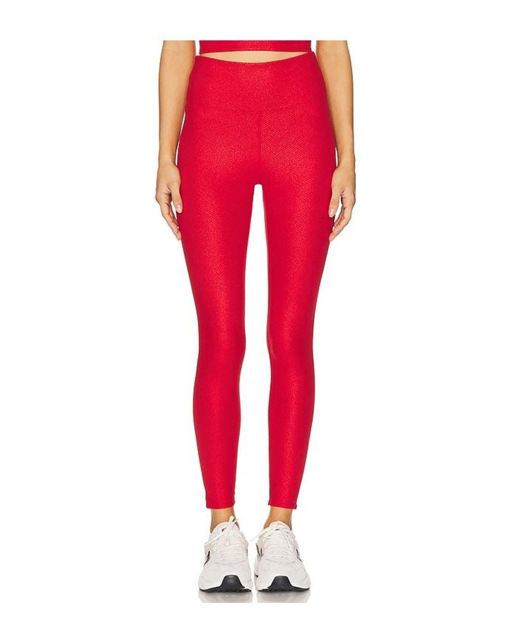 Beach Riot Red Piper Legging