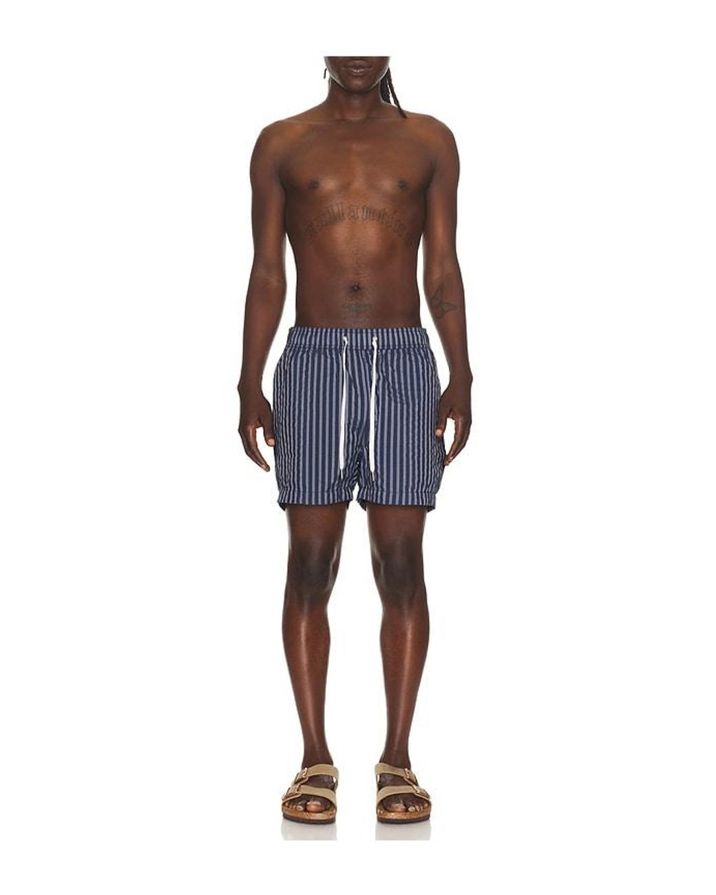 Onia Blue Charles 4 Swim Trunk for men