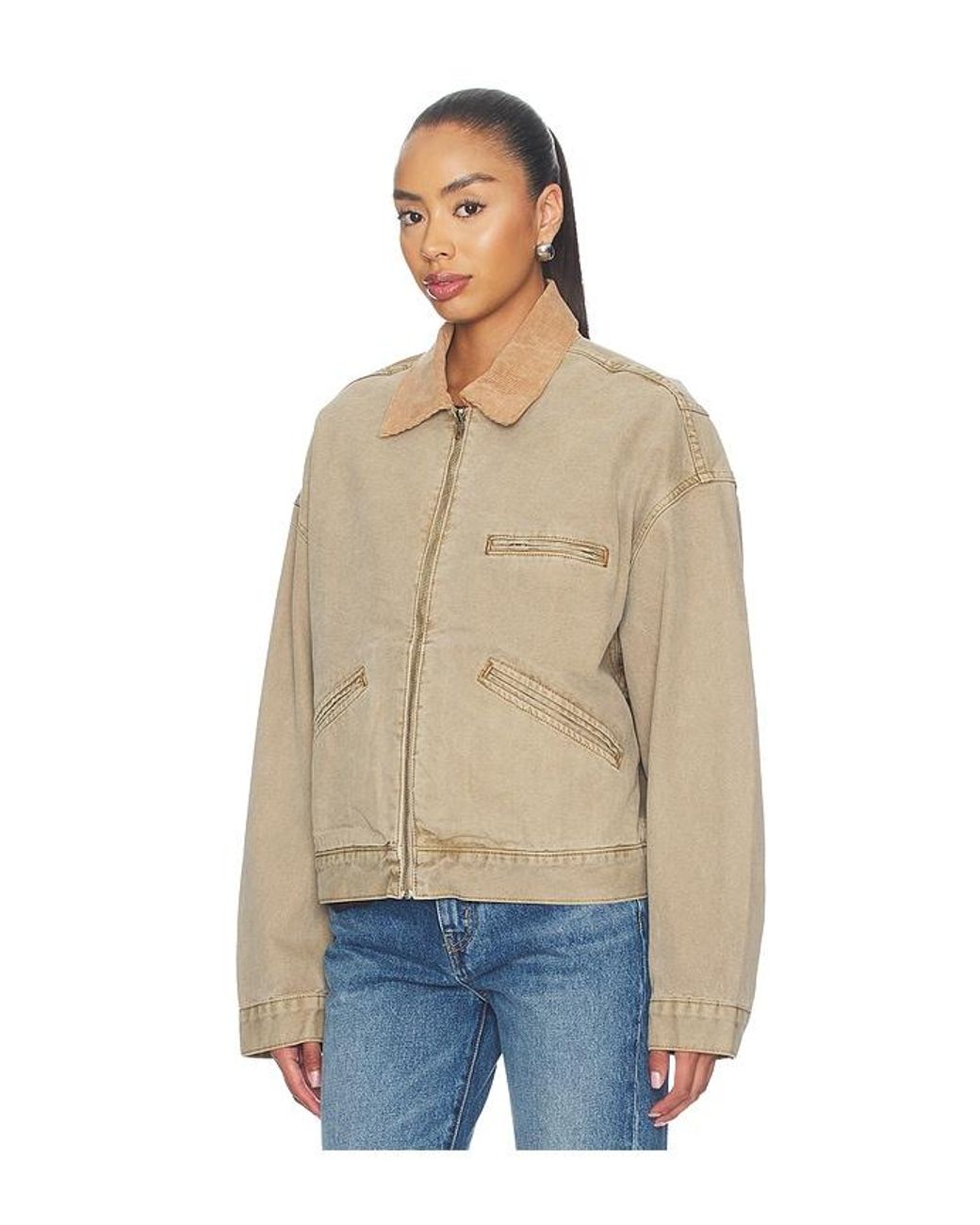 SLVRLAKE Denim Blue Camden Garage Jacket
