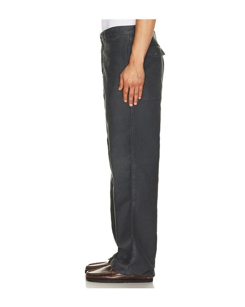 Barena Black Pantalone Cavea Rasone for men