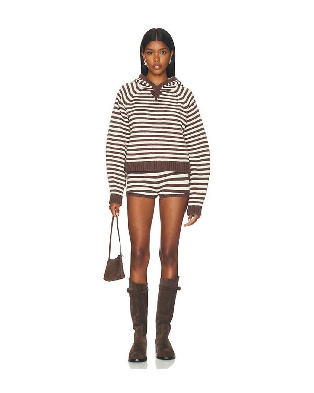 Lovers + Friends Black Pauley Knit Short