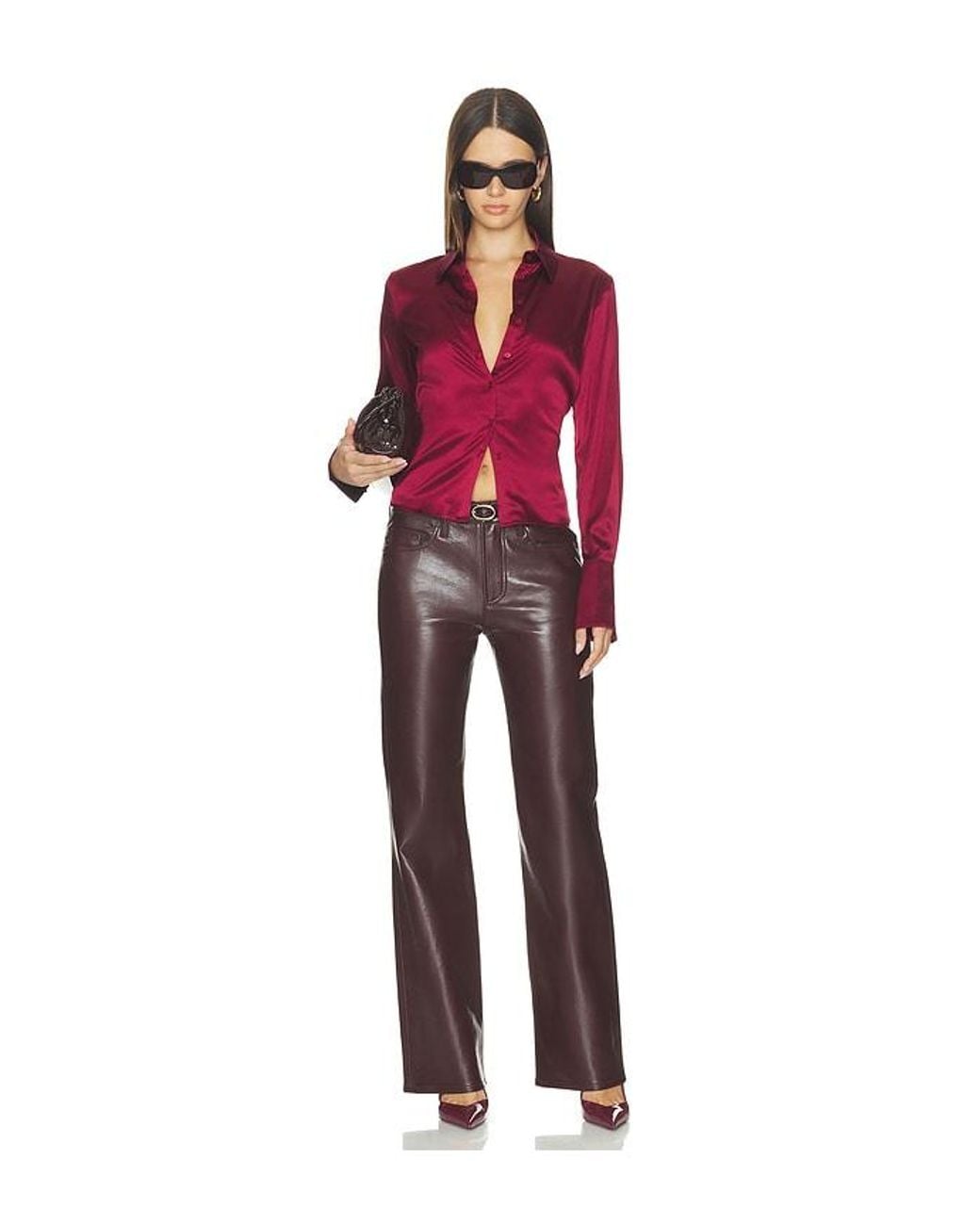 Nicholas Red Paloma Top