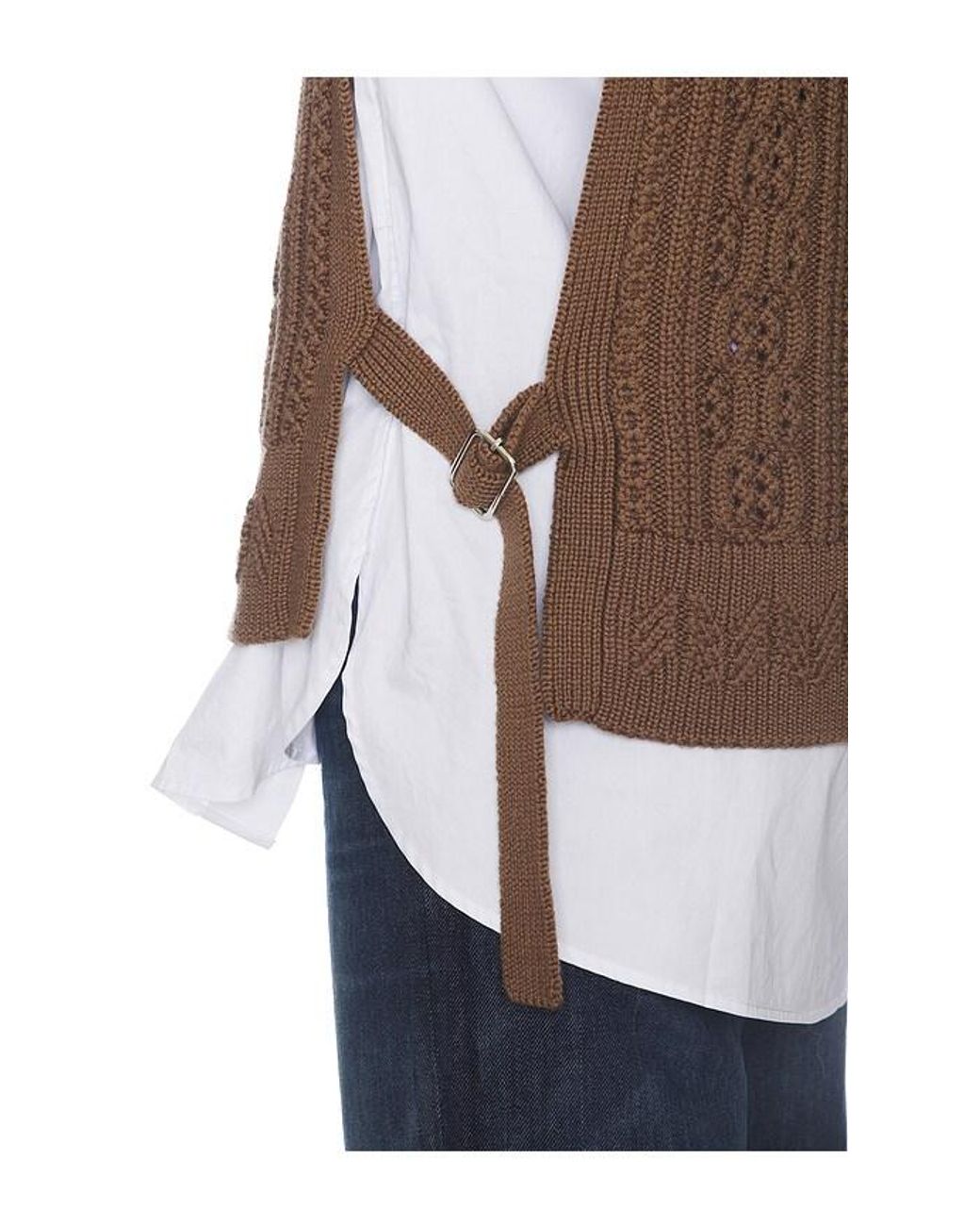 Veronica Beard Brown Bentleigh Knit Vest
