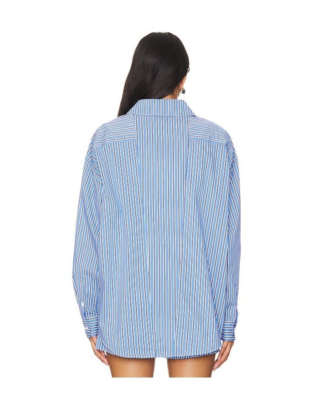 Solid & Striped Blue The Jancy Blouse