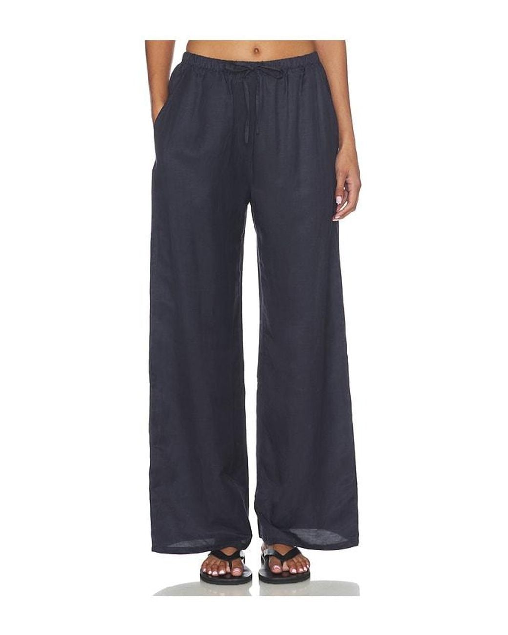 Leset Blue Daniel Drawstring Pocket Pant
