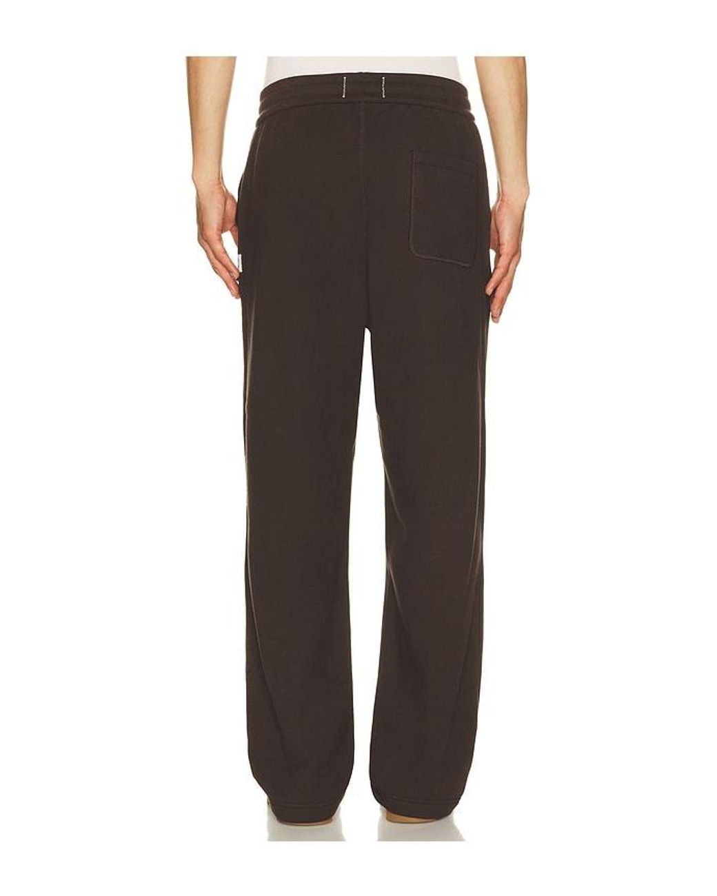 Reigning Champ Black Midweight Terry Relaxed Sweatpant for men