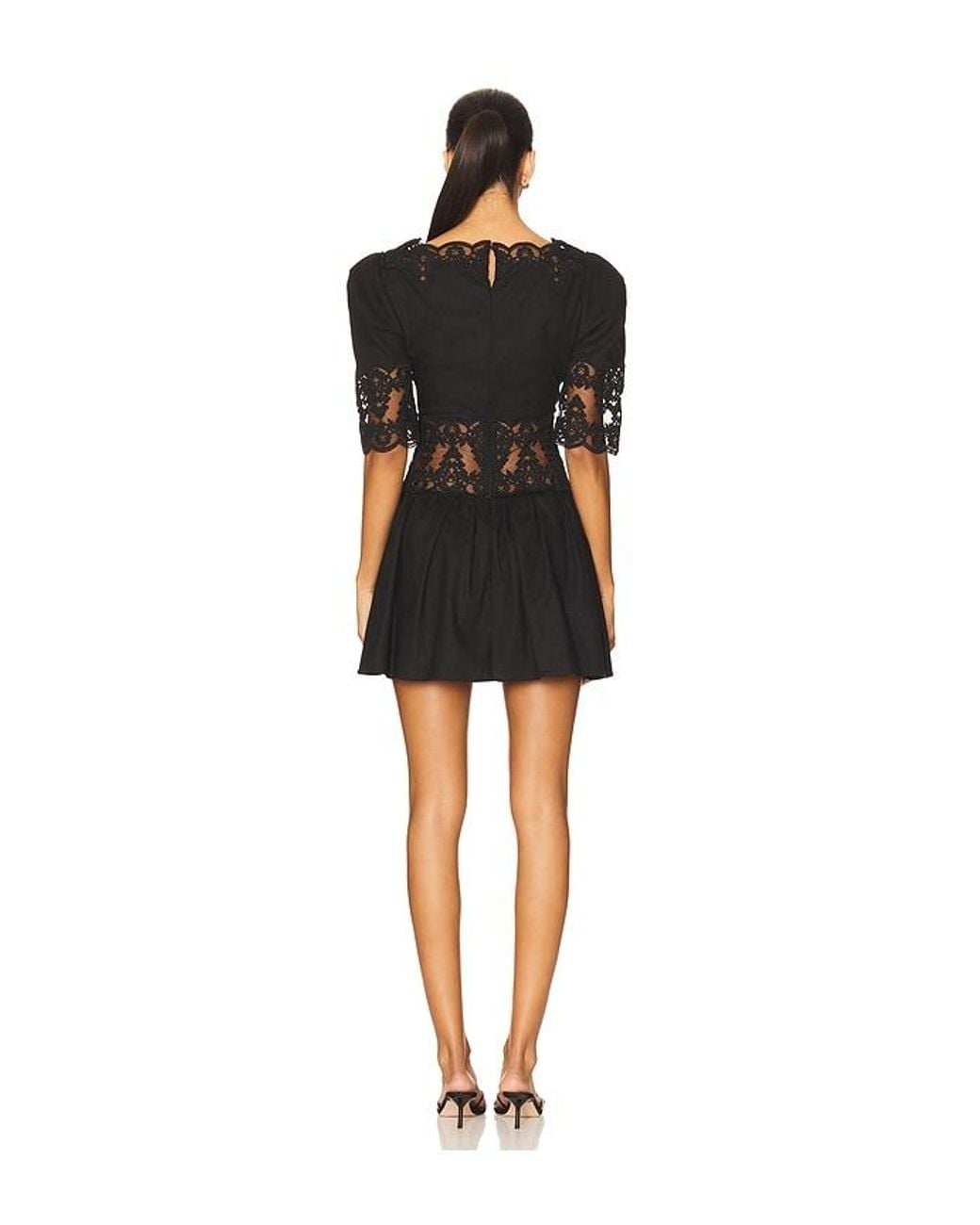 Tularosa Black Bonnie Mini Dress