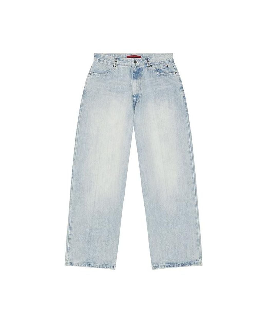 Jaded London Blue Applique Cross Xl Colossus Jeans for men