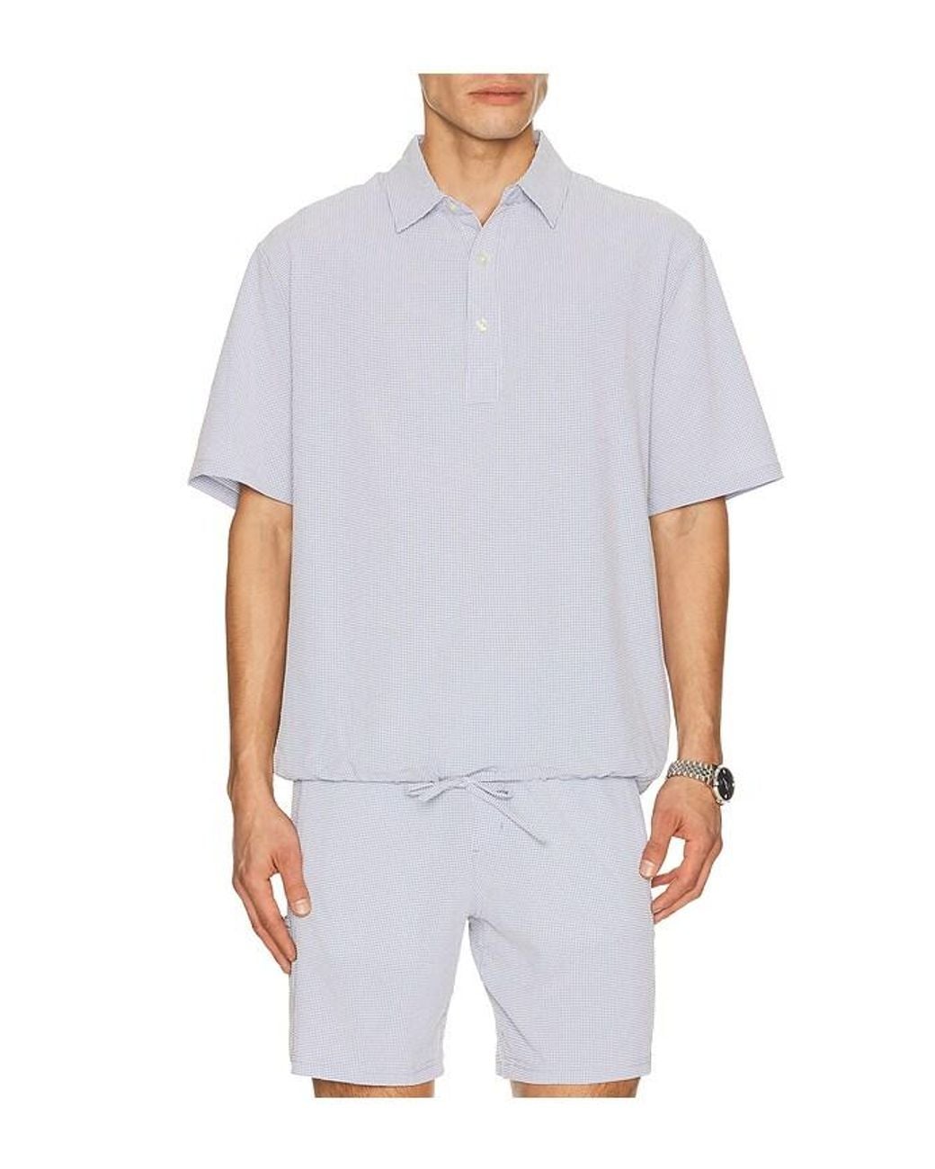 HEAD Golf White Drawstring-Hem Polo for men