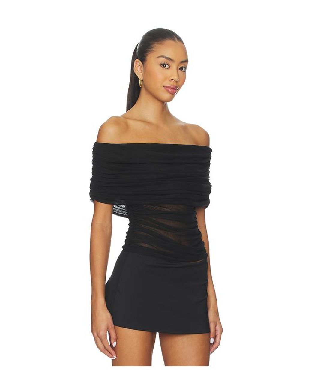 Lovers + Friends Black Iliana Top