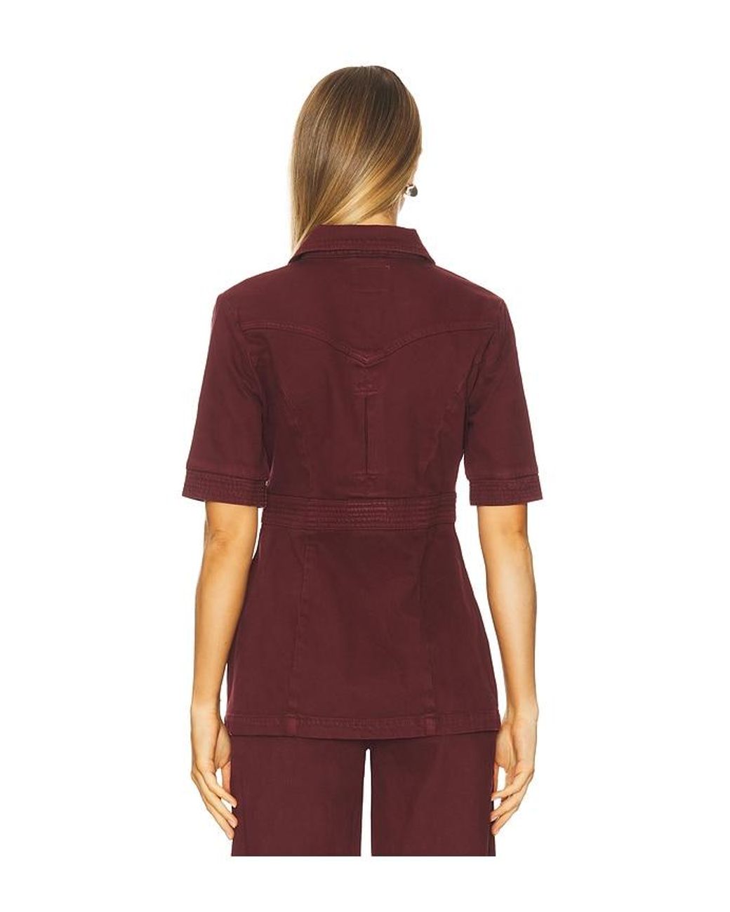 seventy + mochi Red Ani Jacket