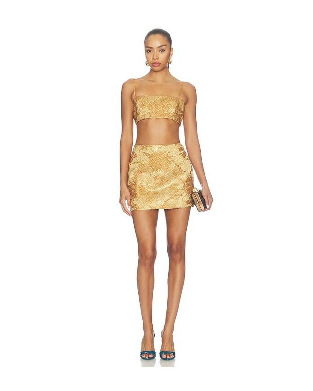 Hemant & Nandita Natural Mini Skirt