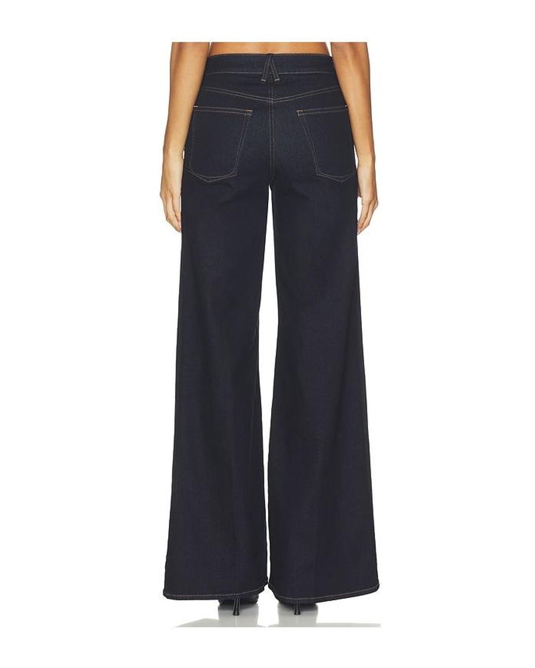 GOOD AMERICAN Red Good Waist Palazzo Jeans