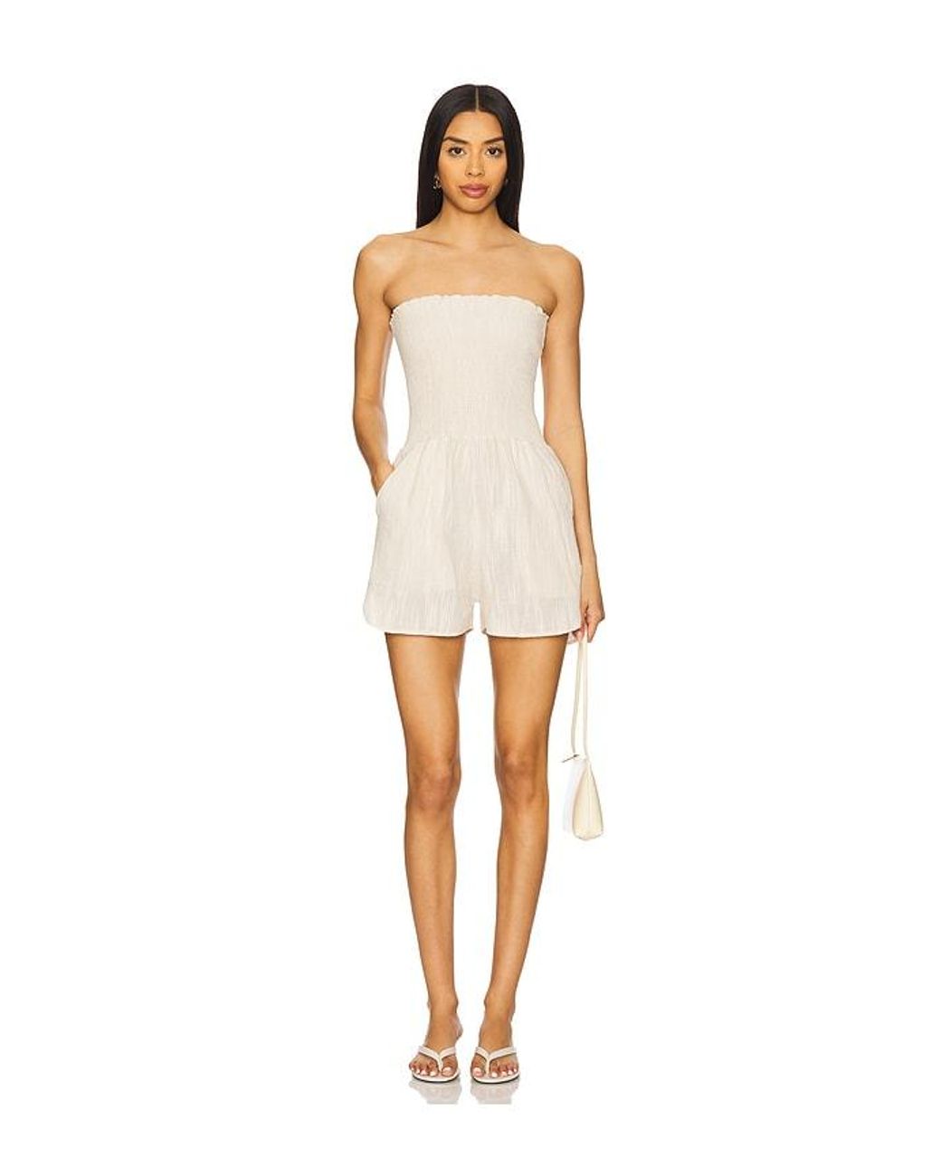 Peixoto White Torey Romper