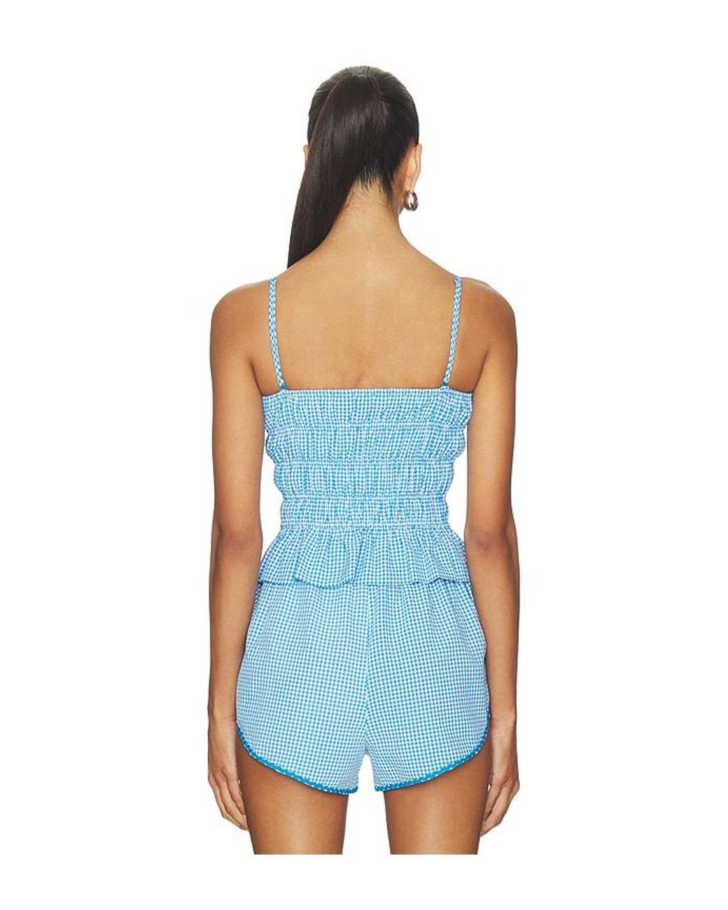 Solid & Striped Blue Oberteil Delilah